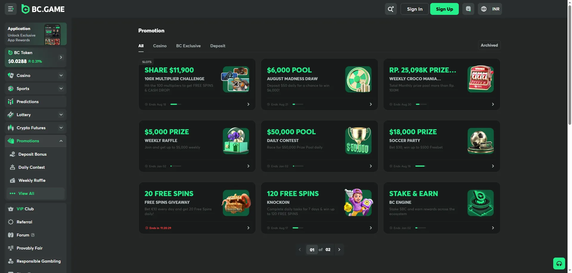 BC Game Casino 1080% welcome bonus &mdash; how to claim step by step